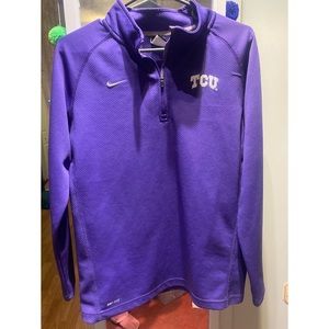 TCU NIKE DRI-FIT PULL OVER